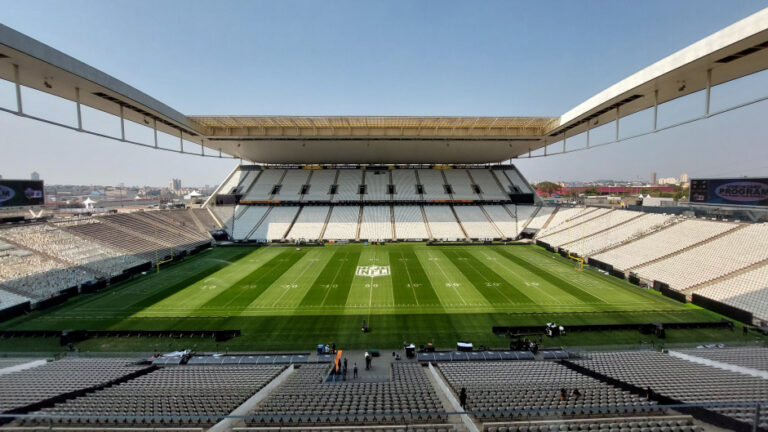 A Neo Química Arena passou por uma reforma milionária em seu gramado